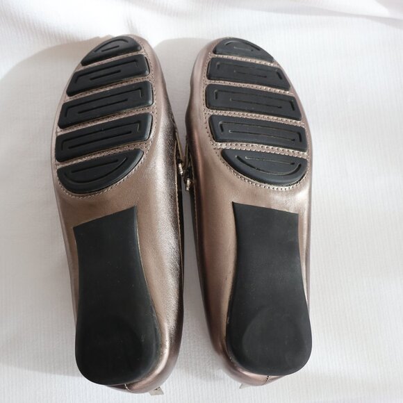 RUDSAK - Pewter Leather Loafers/Moccasins - Size 38 - 7ish - Picture 12 of 15